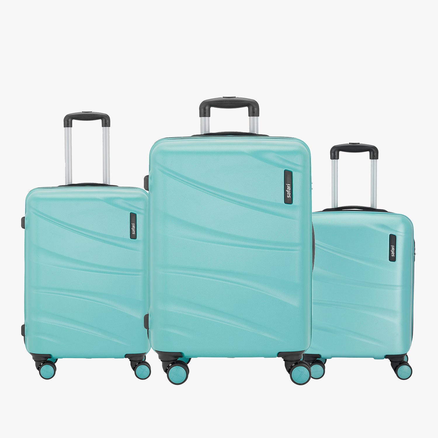 Persia Hard Luggage with Dual Wheels Combo (Small, Medium and Large)- Spearmint