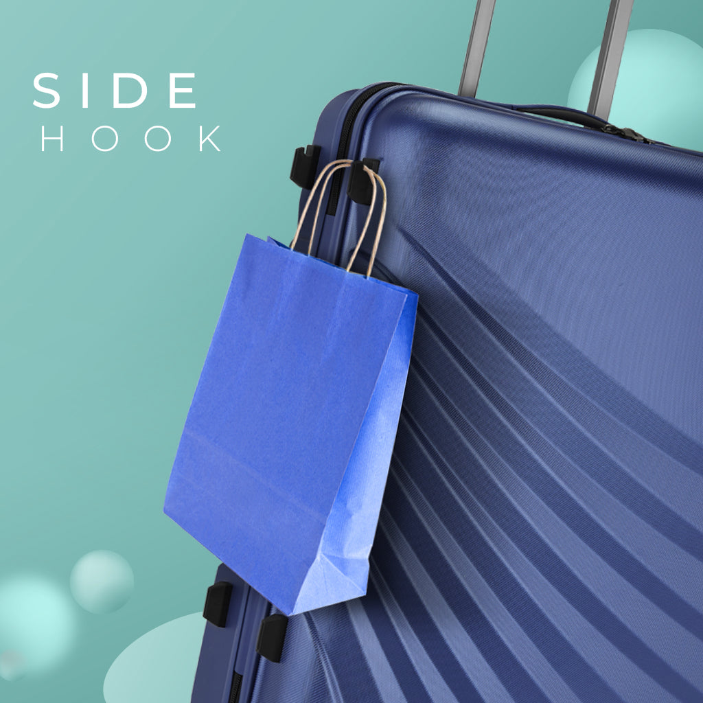 Safari Polaris Pro Titan Blue Trolley Bag with TSA Lock, Dual wheels, Side Hooks and Wet Pouch