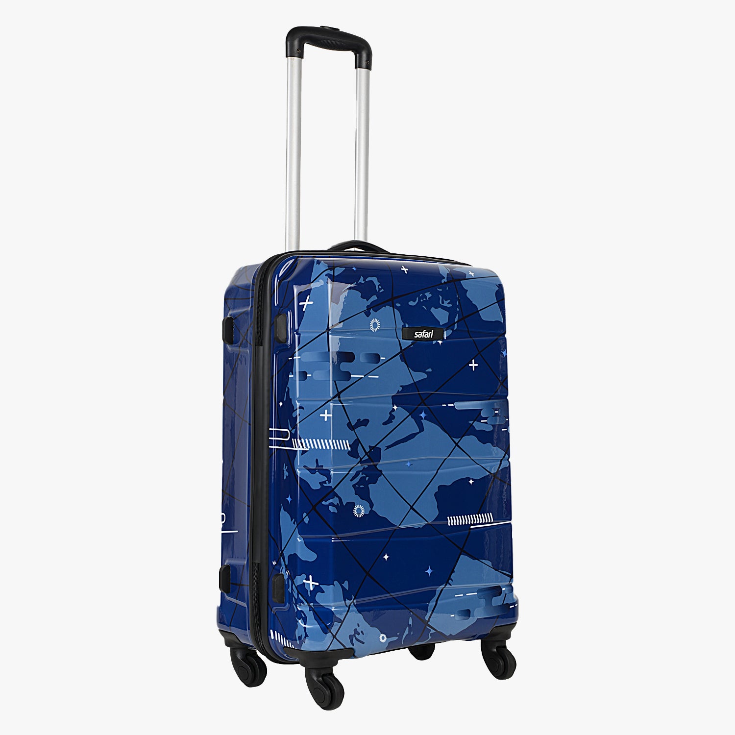 Night Sky Hard Luggage Combo (Small and Medium) - Printed