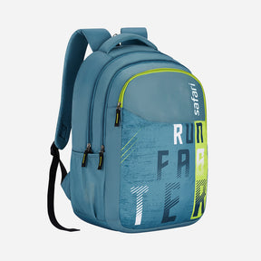 Safari Trio 14 37L Blue School Backpack with Padded Back & Easy Access Pockets