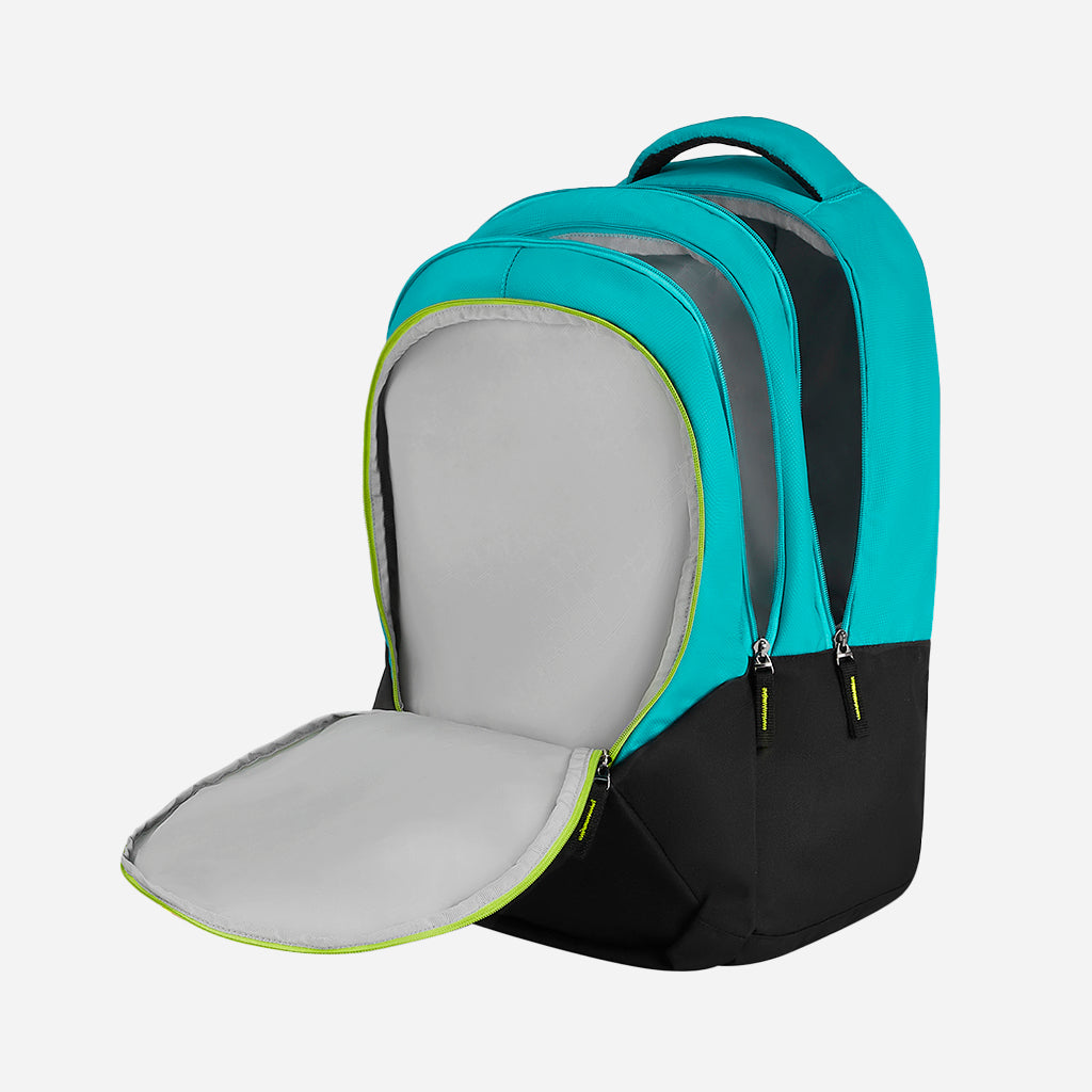 Safari Trio 15 37L Teal School Backpack with Padded Back & Easy Access Pockets