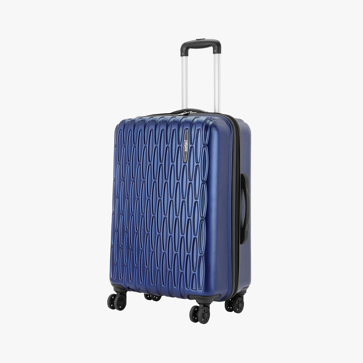 Safari Twister Midnight Blue Trolley Bag with Dual Wheels & TSA Lock