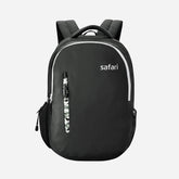 Safari Whiz 30L Black Laptop Backpack with USB Port, Dust Resistant Fabric and Organised Interior