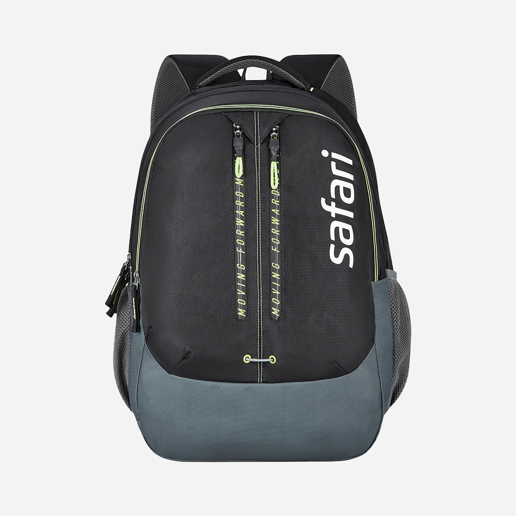 Safari Wing 13 37L Black School Backpack with Pencil Pouch