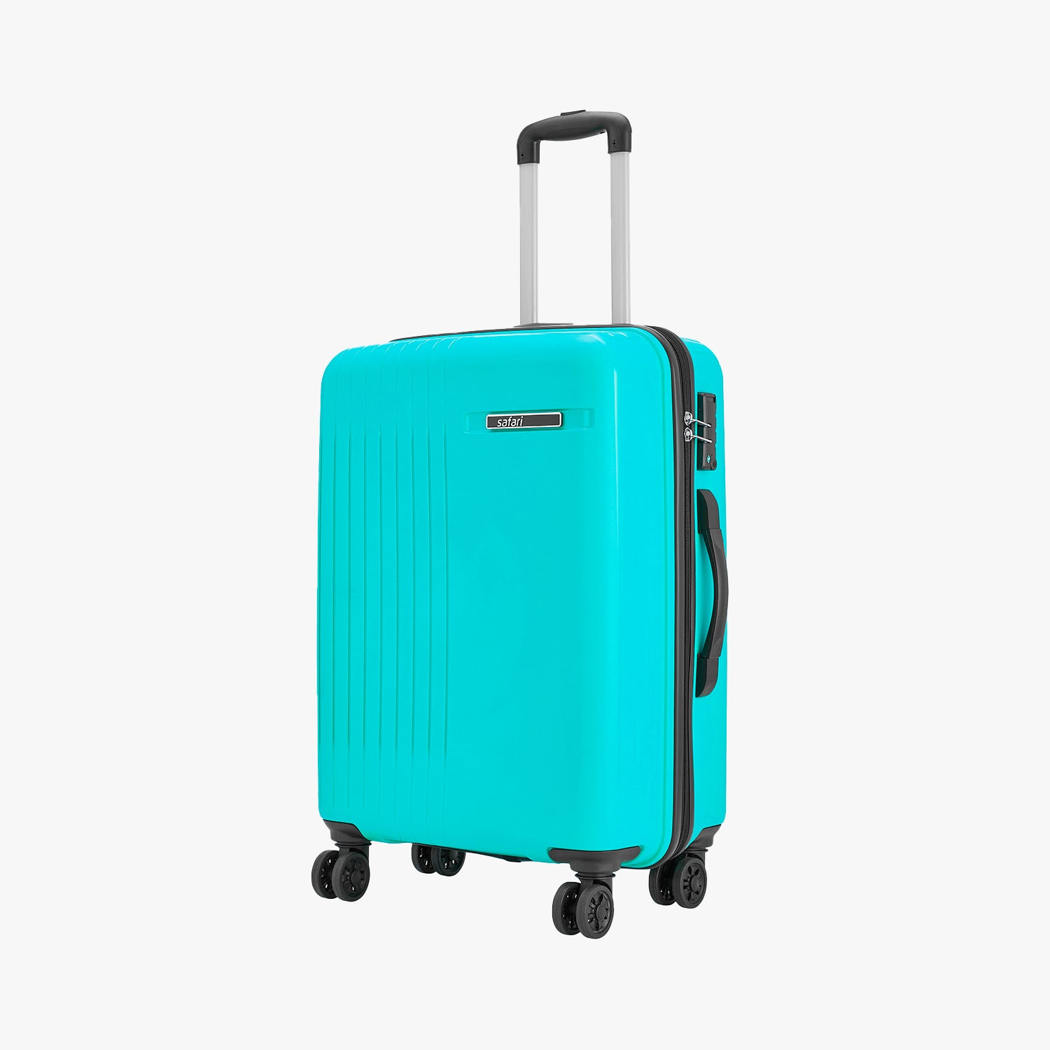 Safari Xylo Cyan Trolley Bag with Dual Wheels