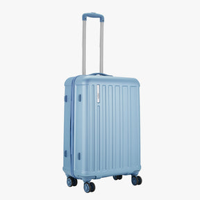 Safari Linea Pearl Blue Trolley Bag with Dual Wheels