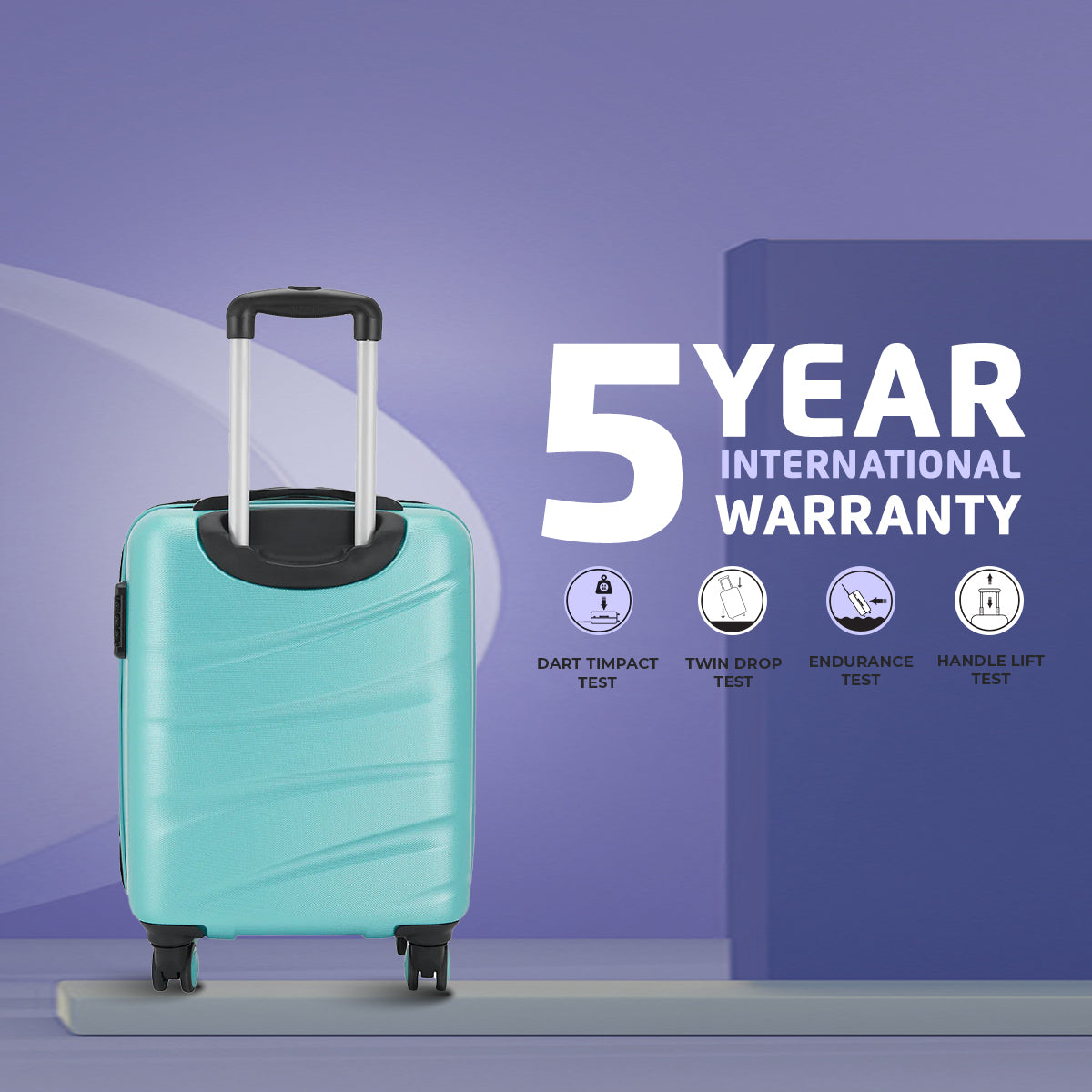Persia Hard Luggage with Dual Wheels - Spearmint