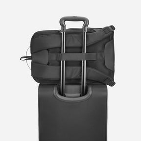 Safari Sage 19L Black Formal Backpack with USB Port, Premium Fabric, Multiple Handles and Sunglass Loop