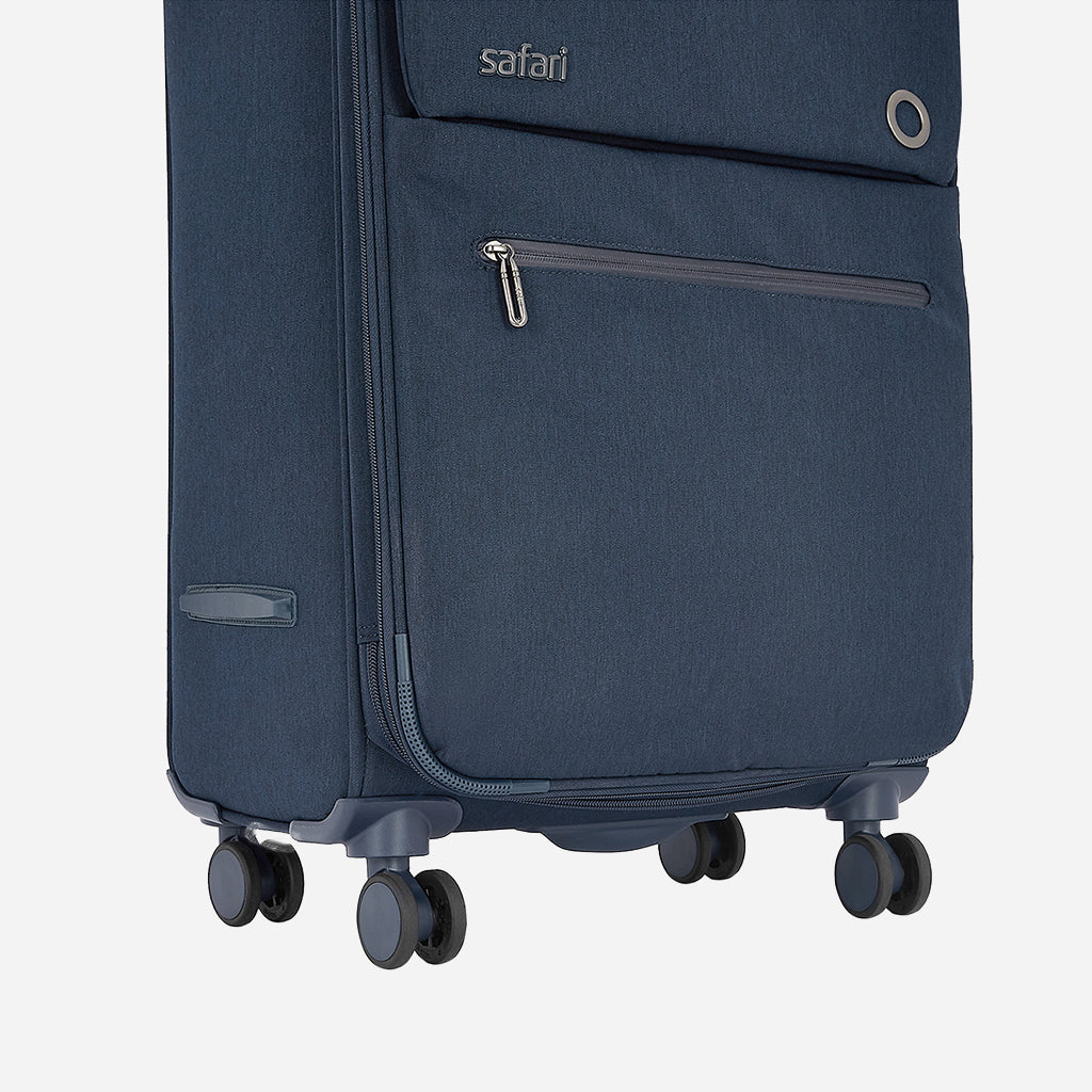 Safari Bristol Blue Trolley Bag with TSA Lock & USB Charging Port