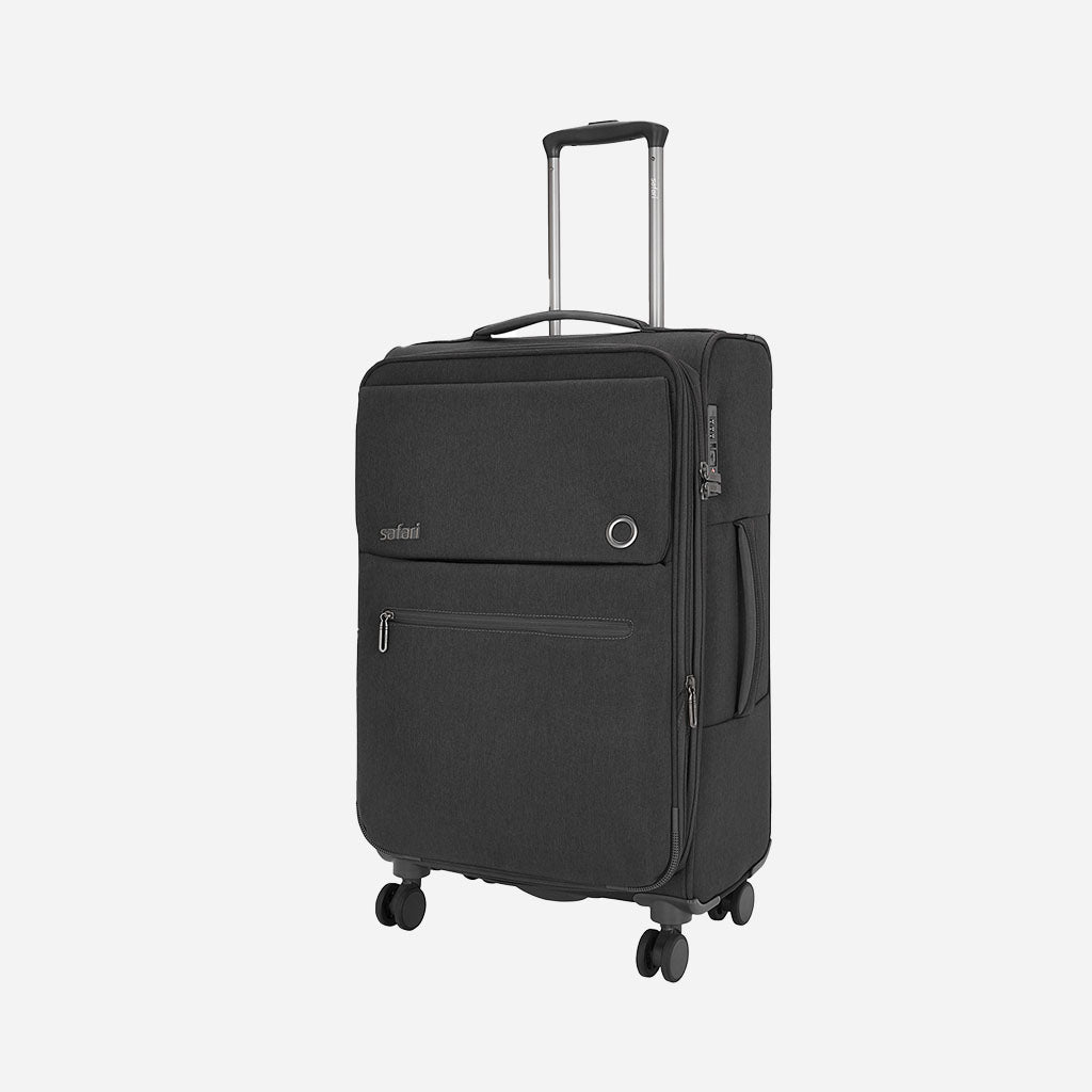 Safari Bristol Grey Trolley Bag with TSA Lock & USB Charging Port