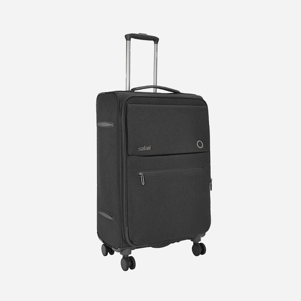 Safari Bristol Grey Trolley Bag with TSA Lock & USB Charging Port