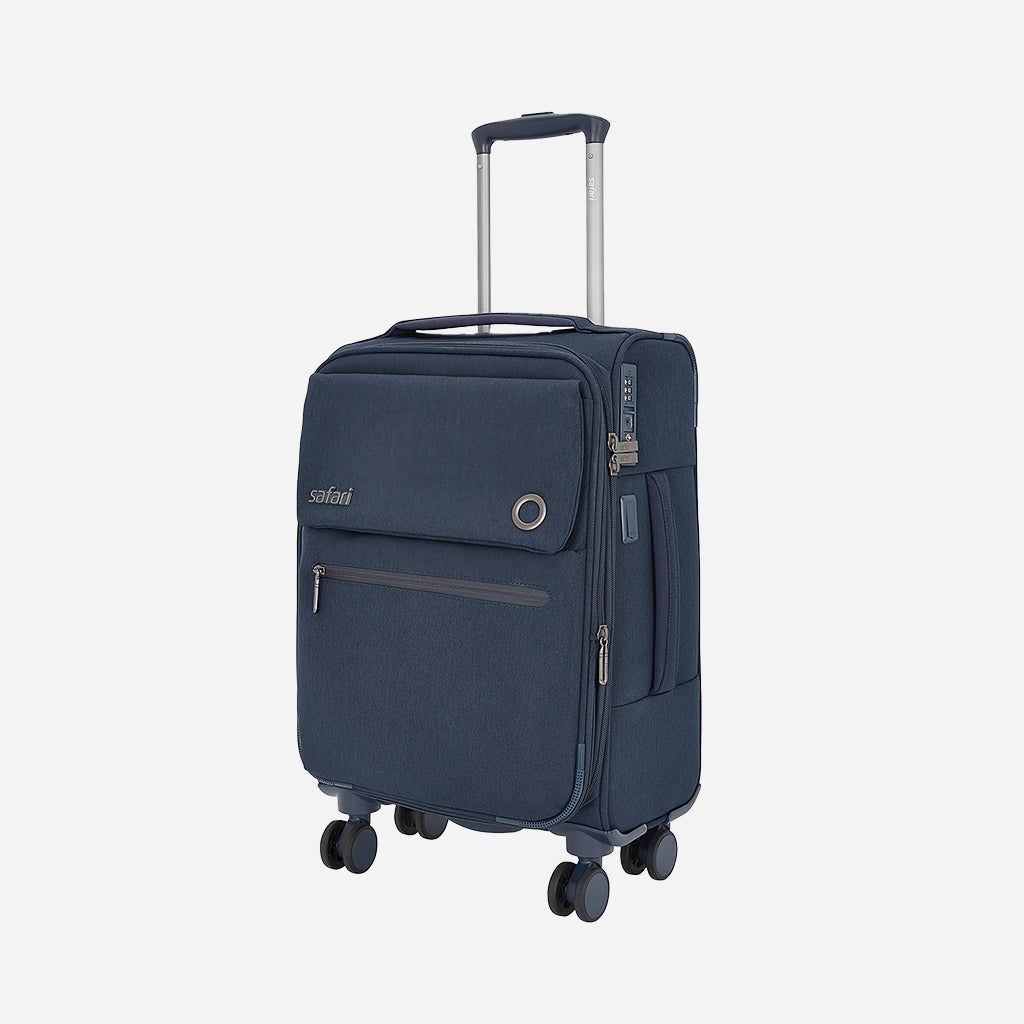 Buy Safari Bristol 55 67 76 cm Blue Trolley Bag Online