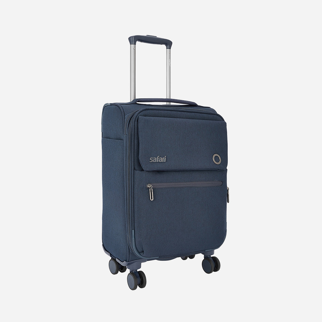 Safari Bristol Blue Trolley Bag with TSA Lock & USB Charging Port