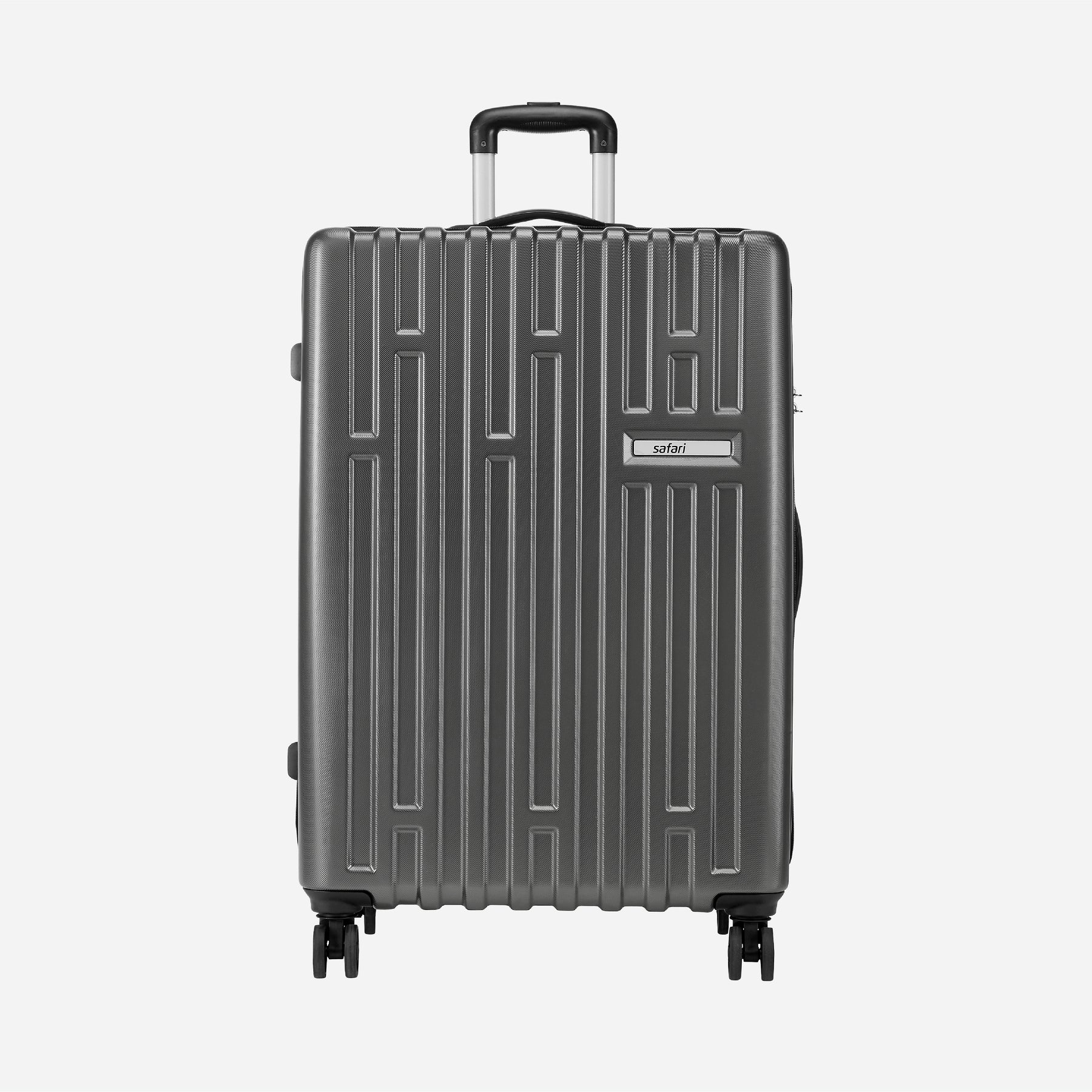 Safari Cargo Neo Gun Metal Trolley Bag with TSA Lock