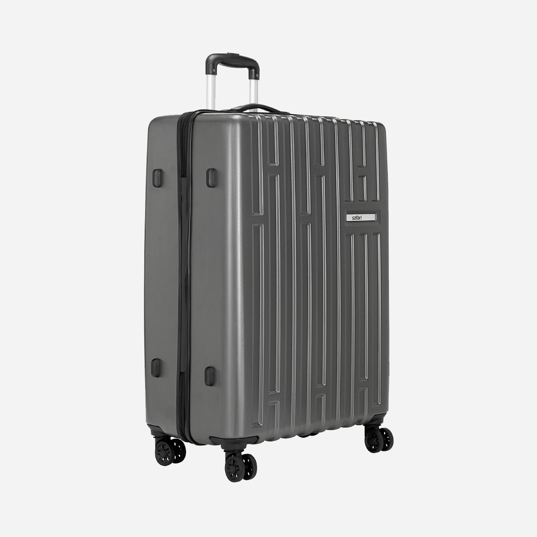 Safari Cargo Neo Gun Metal Trolley Bag with TSA Lock