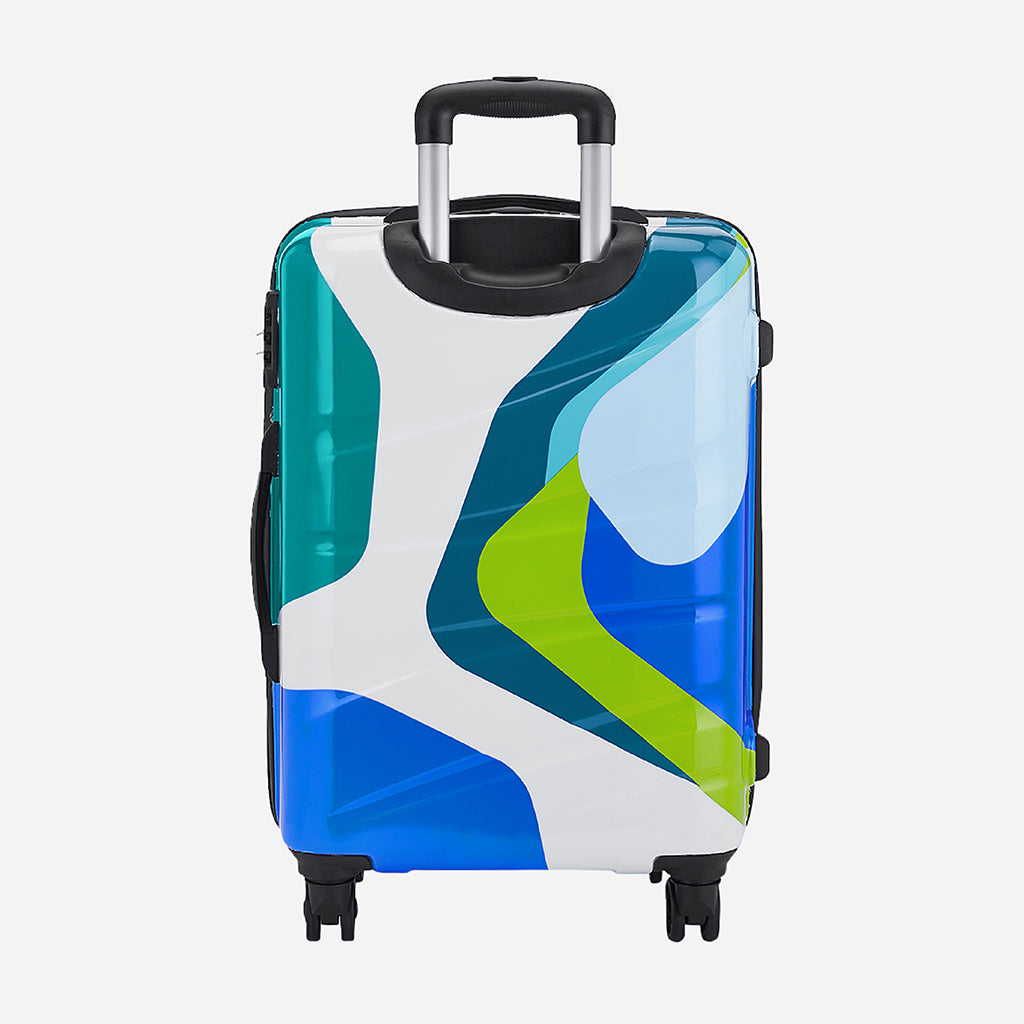 Safari Chroma Plus Set of 3 Printed Trolley Bags with Dual Wheels