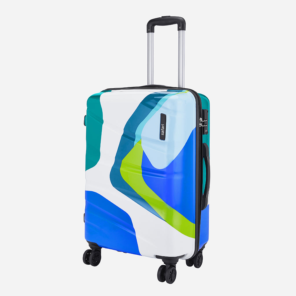 Safari Chroma Plus Printed Trolley Bag with TSA Lock