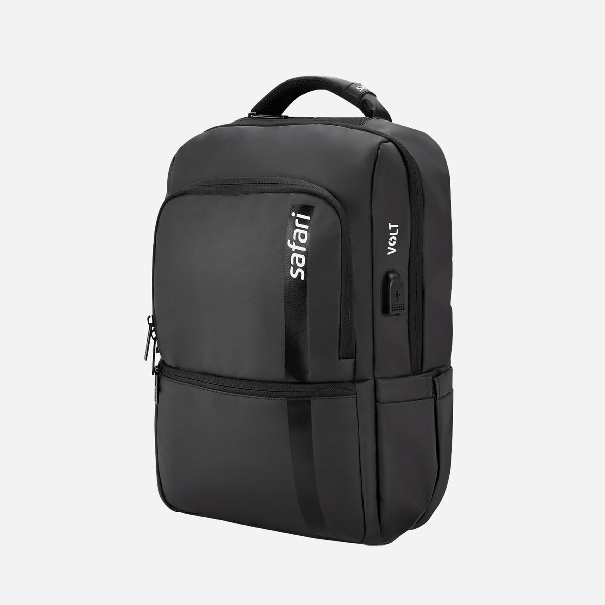 Safari Cosmo 16L Black Laptop Backpack With a USB Charging Port