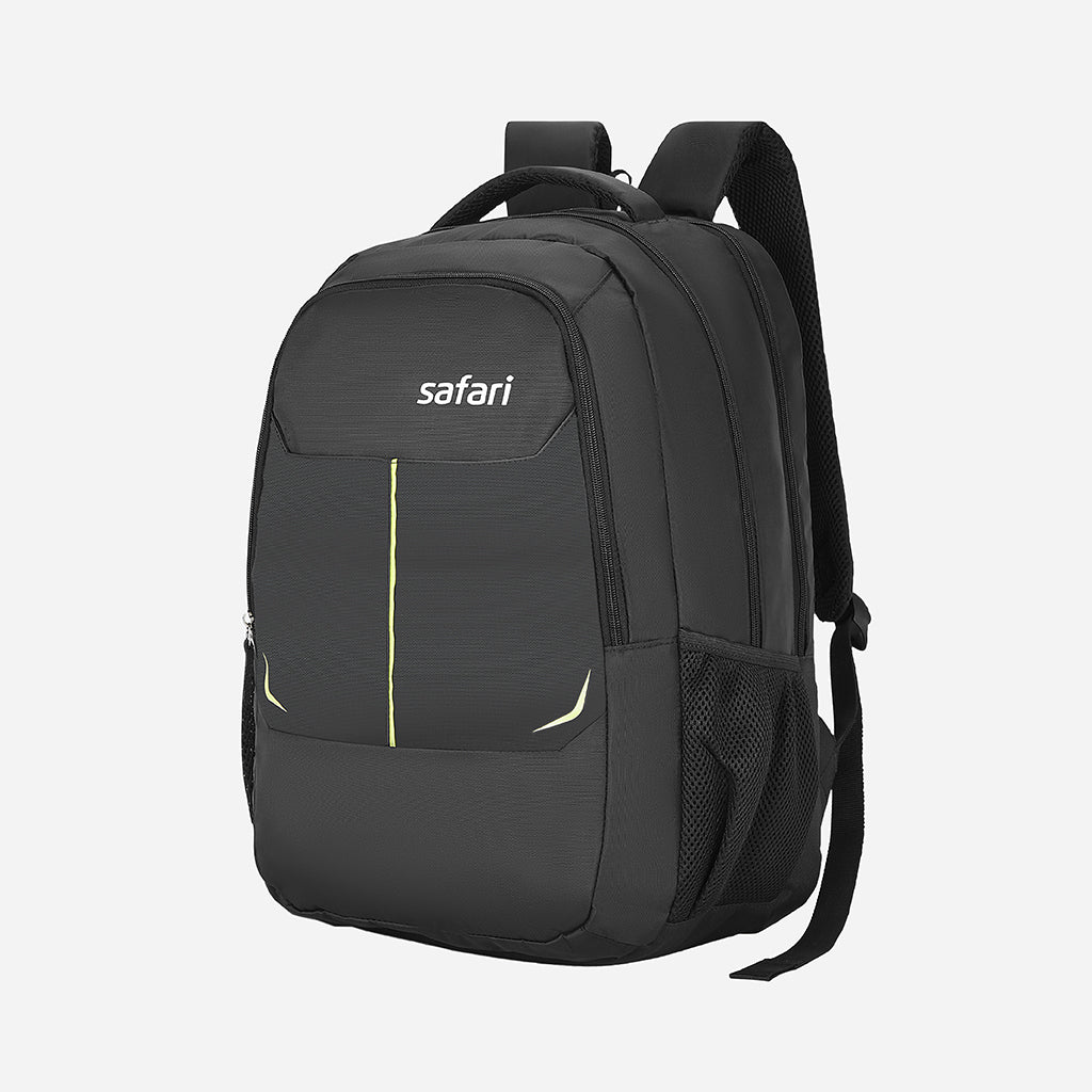 backpack with rain cover and laptop sleeve Buy Safari Delta Plus 3 36L Backpack Black Online
