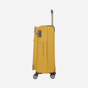Safari Duvet Yellow Trolley Bag with Dual Wheels & TSA lock