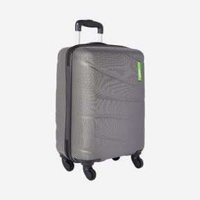 Safari Flo Secure Gun Metal Trolley Bag with 360° Wheels