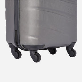 Safari Flo Secure Gun Metal Trolley Bag with 360° Wheels