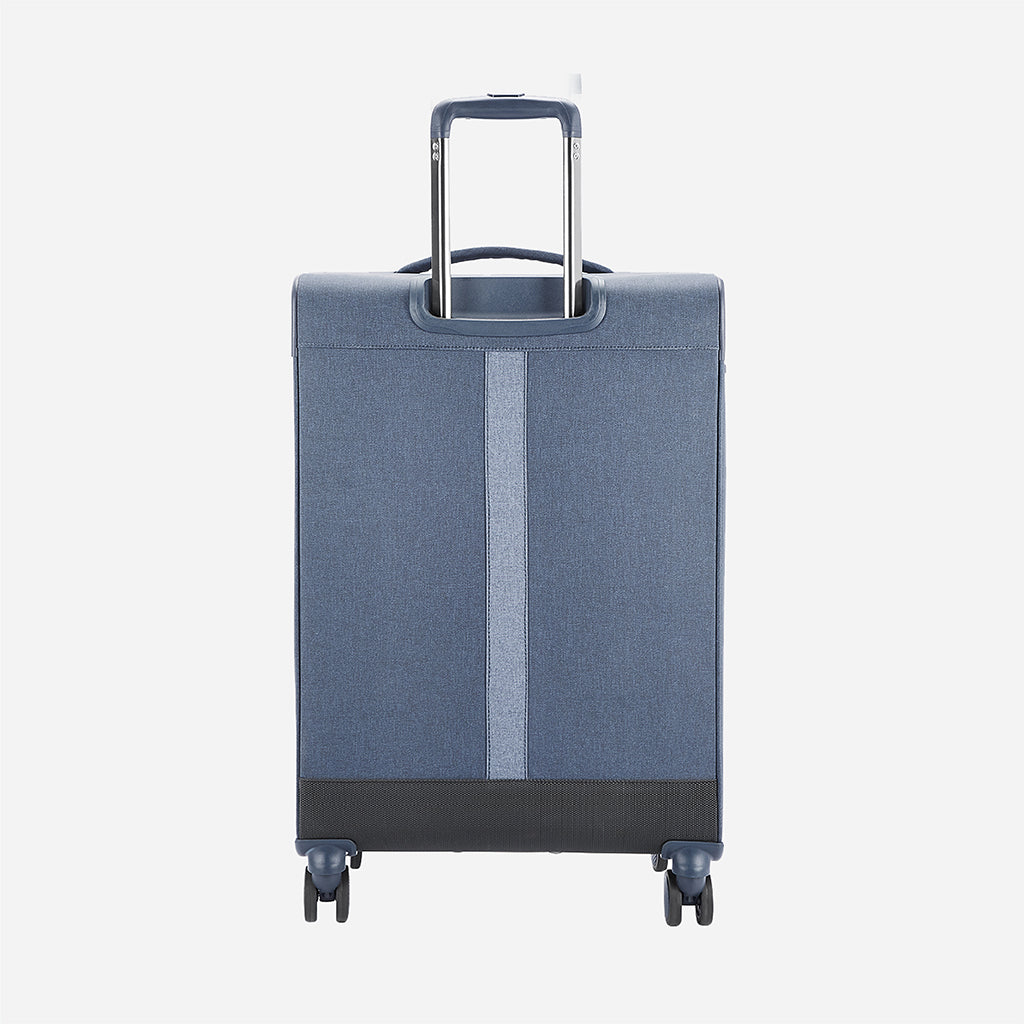 Safari Harmony Blue Trolley Bag with Anti Theft Zipper