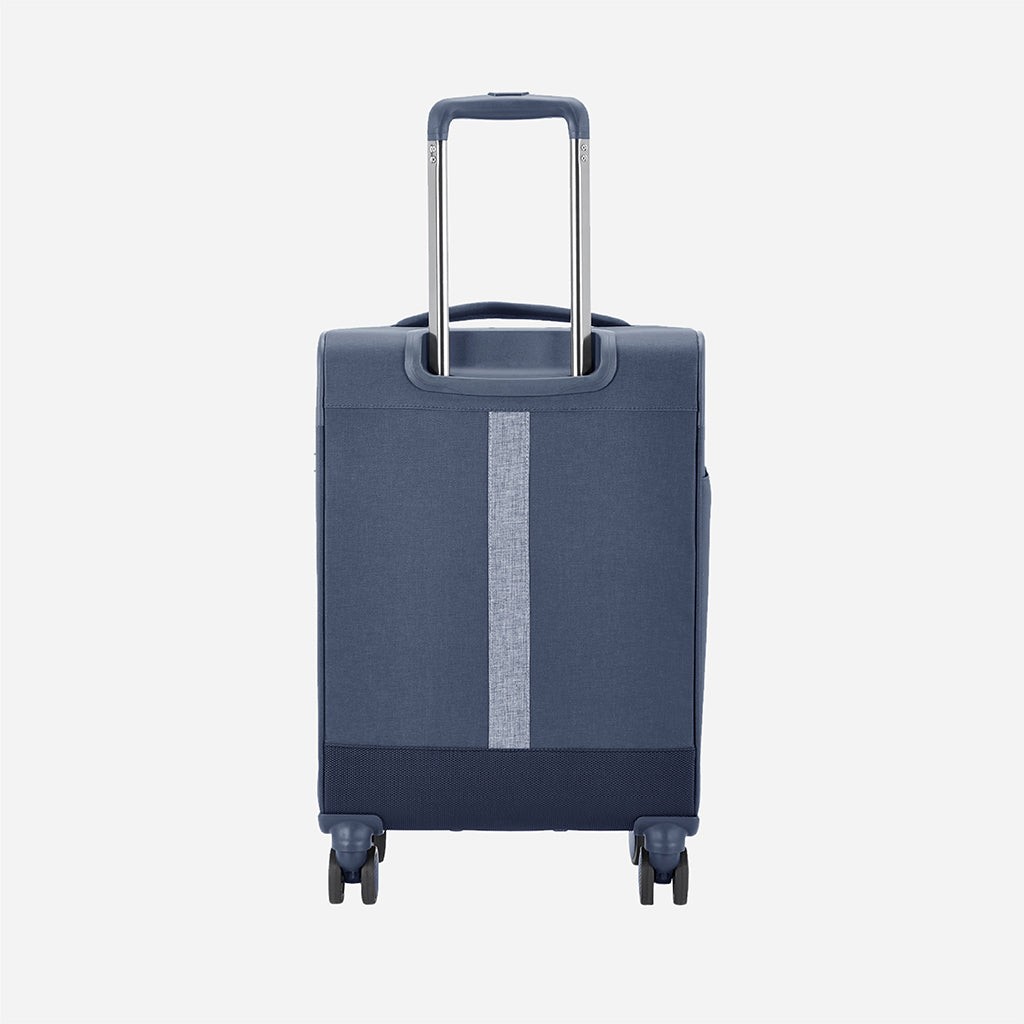 Safari Harmony Blue Trolley Bag with Anti Theft Zipper