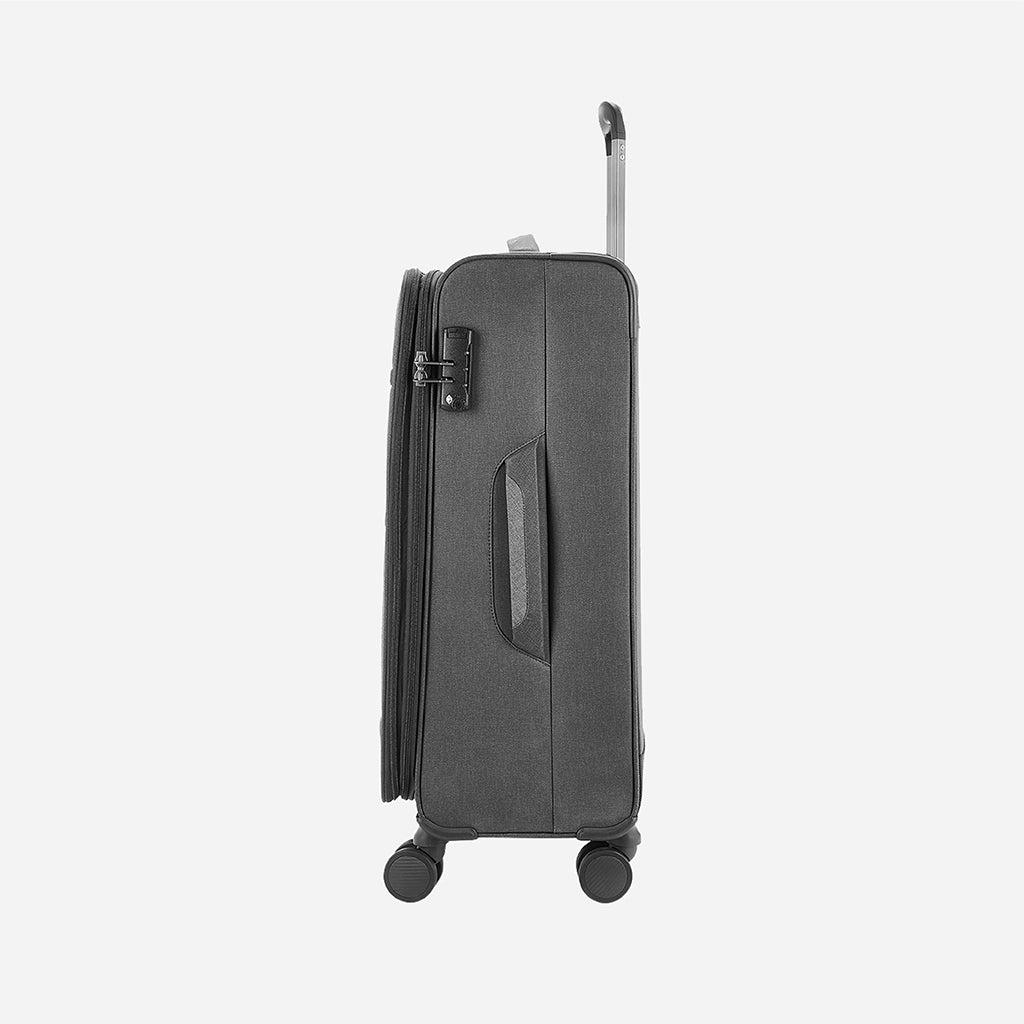 Safari Harmony Grey Trolley Bag with Dual Wheels & TSA Lock