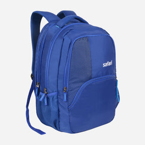 Safari Helix 30L Blue Laptop Backpack with Raincover