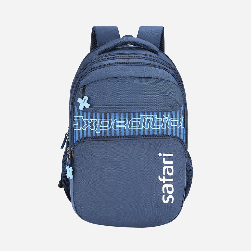 Safari Mega 43L Blue School Backpack with Quick Access Pocket
