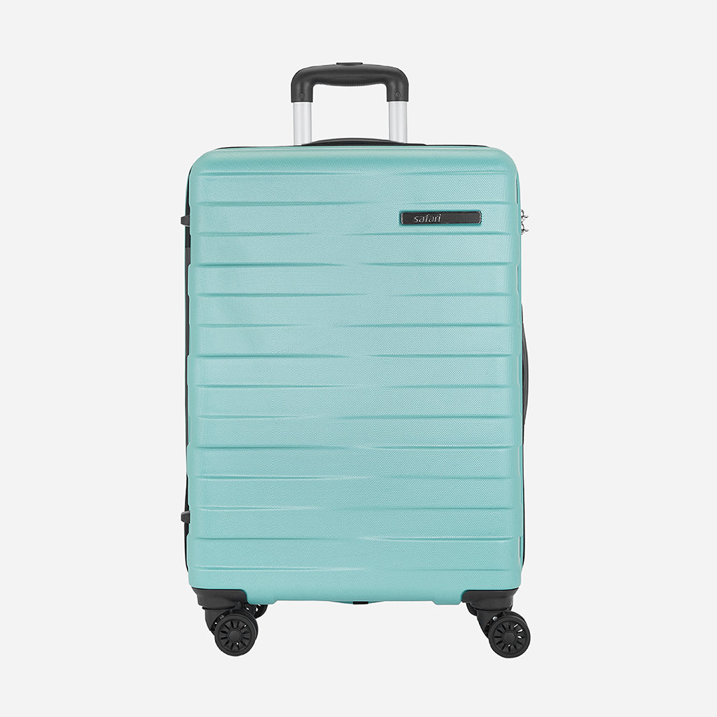 Safari Mint Spearmint Trolley Bag with Dual Wheels