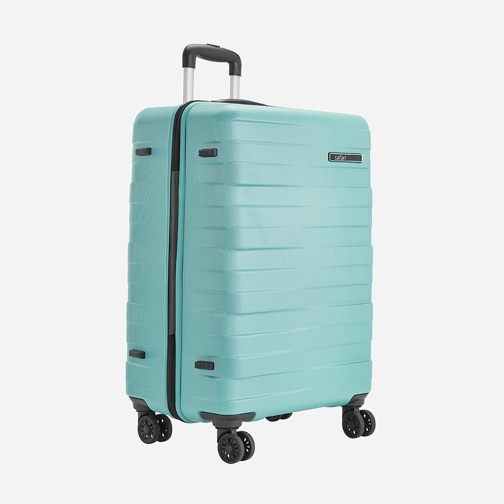 Safari Mint Spearmint Trolley Bag with Dual Wheels