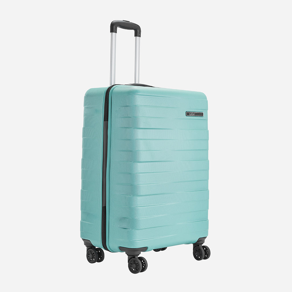 Safari Mint Spearmint Trolley Bag with Dual Wheels