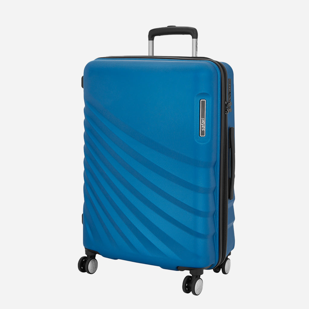 Safari Polaris Electric Blue Trolley Bag with TSA Lock