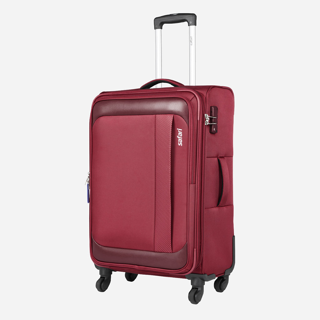 Buy Safari Slant 59/71/81 cm Red Trolley Bag Online