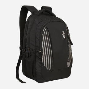 Safari Tint 30L Black Laptop Backpack Laptop Sleeve & Easy Access Pockets