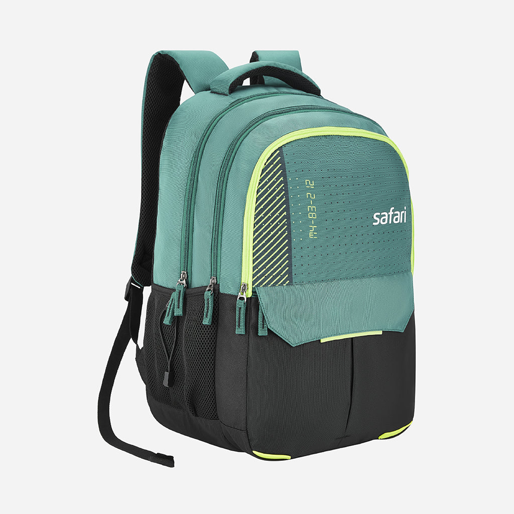 Safari Wing 10 37L Teal School Backpack with Pencil Pouch