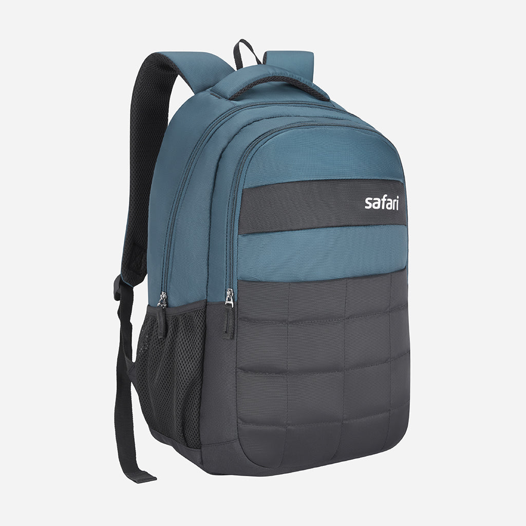 Safari Zoro 34L Blue Laptop Backpack with Laptop Sleeve & Easy Access Pockets