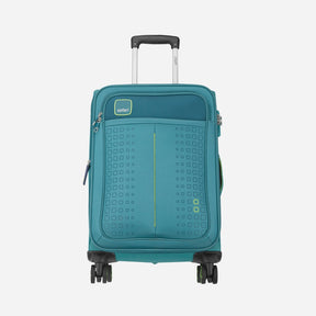 Safari Flexa Teal Trolley Bag with Dual Wheels