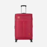 Safari Flexa Red Trolley Bag with Dual Wheels