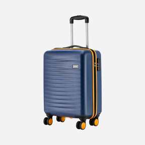 Safari Defender Graphic Blue Trolley Bag with TSA lock and Dual Wheels