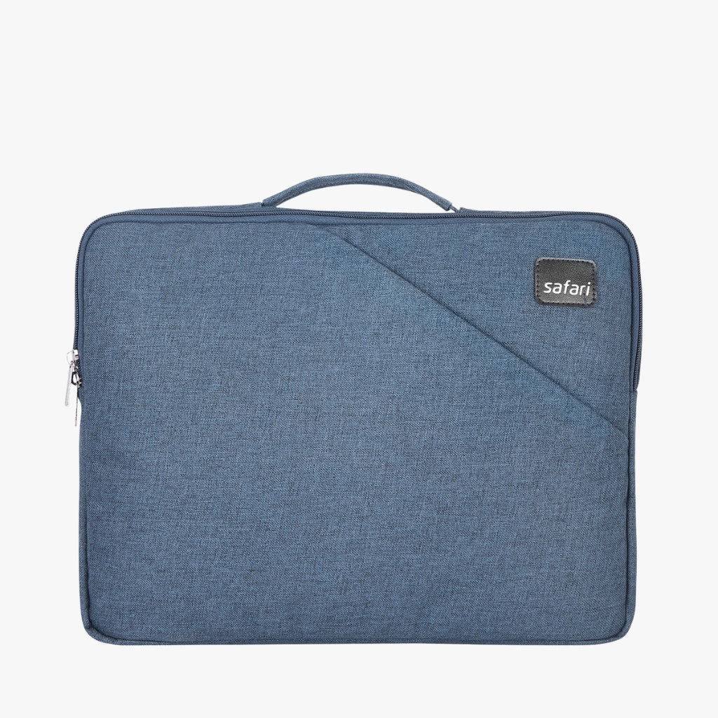 Safari Zest Laptop Sleeve with Padded Interior - Blue