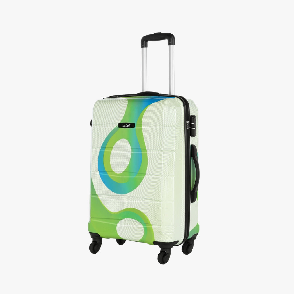 Safari Tiffany Set of 2 Printed Trolley Bags with 360° Wheels