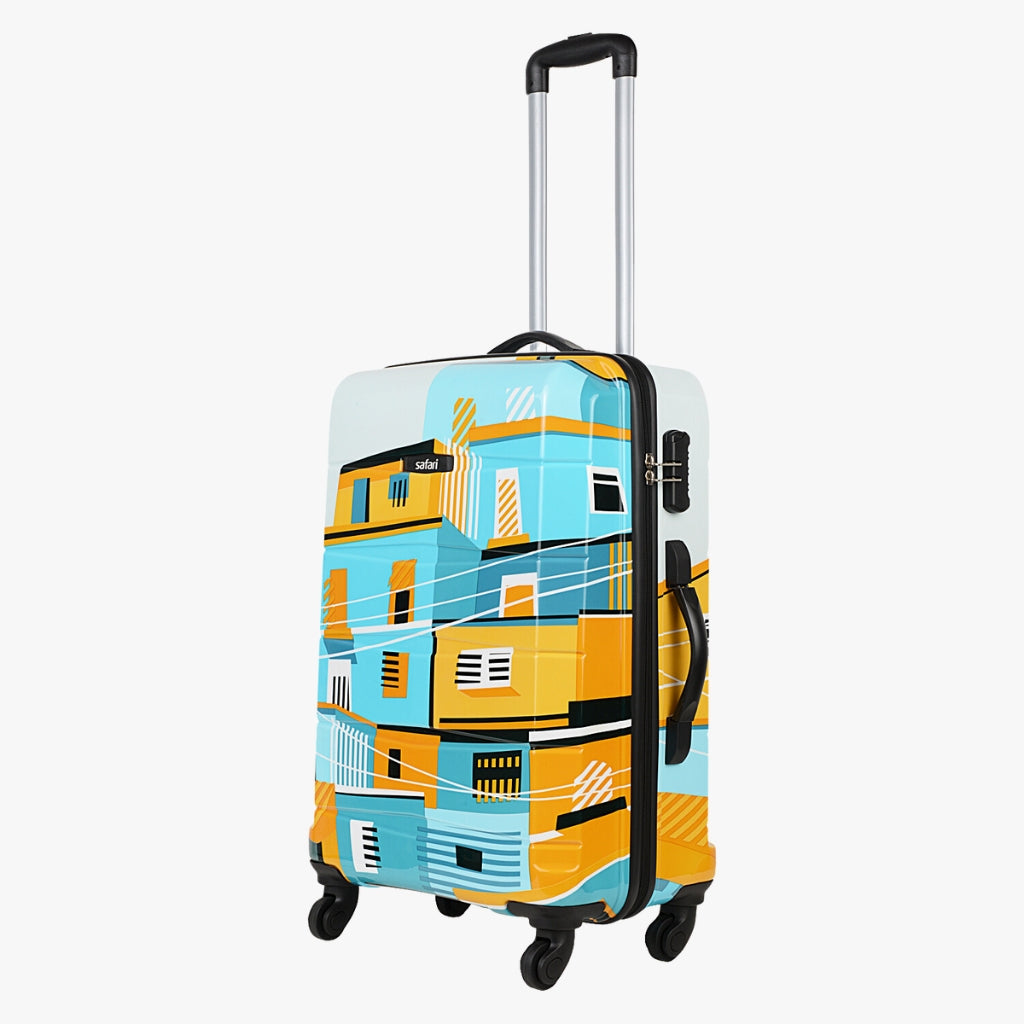 Safari Oasis Set of 2 Printed Trolley Bags with 360° Wheels