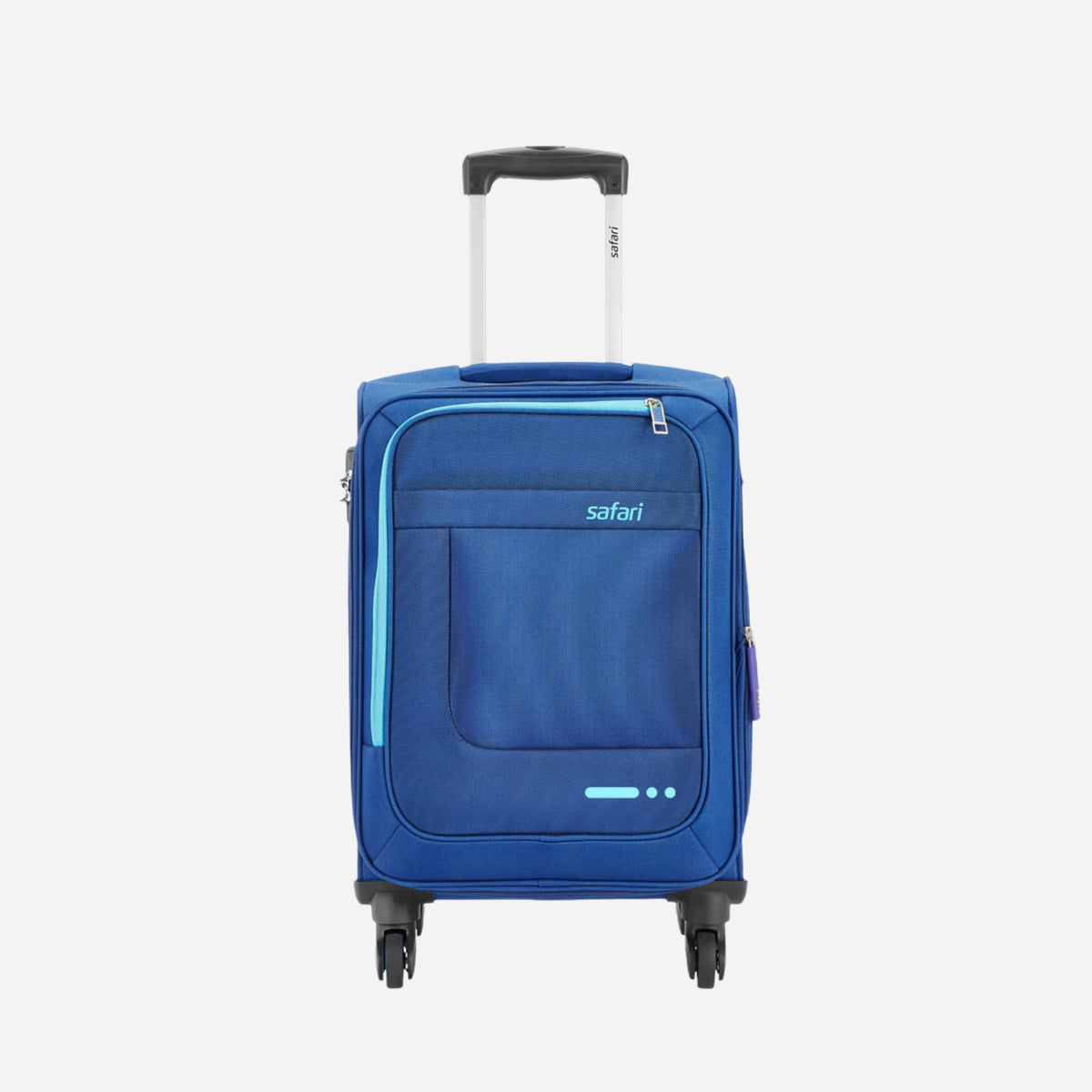 Zenon 4W Blue Trolley Bag with 360° Wheels