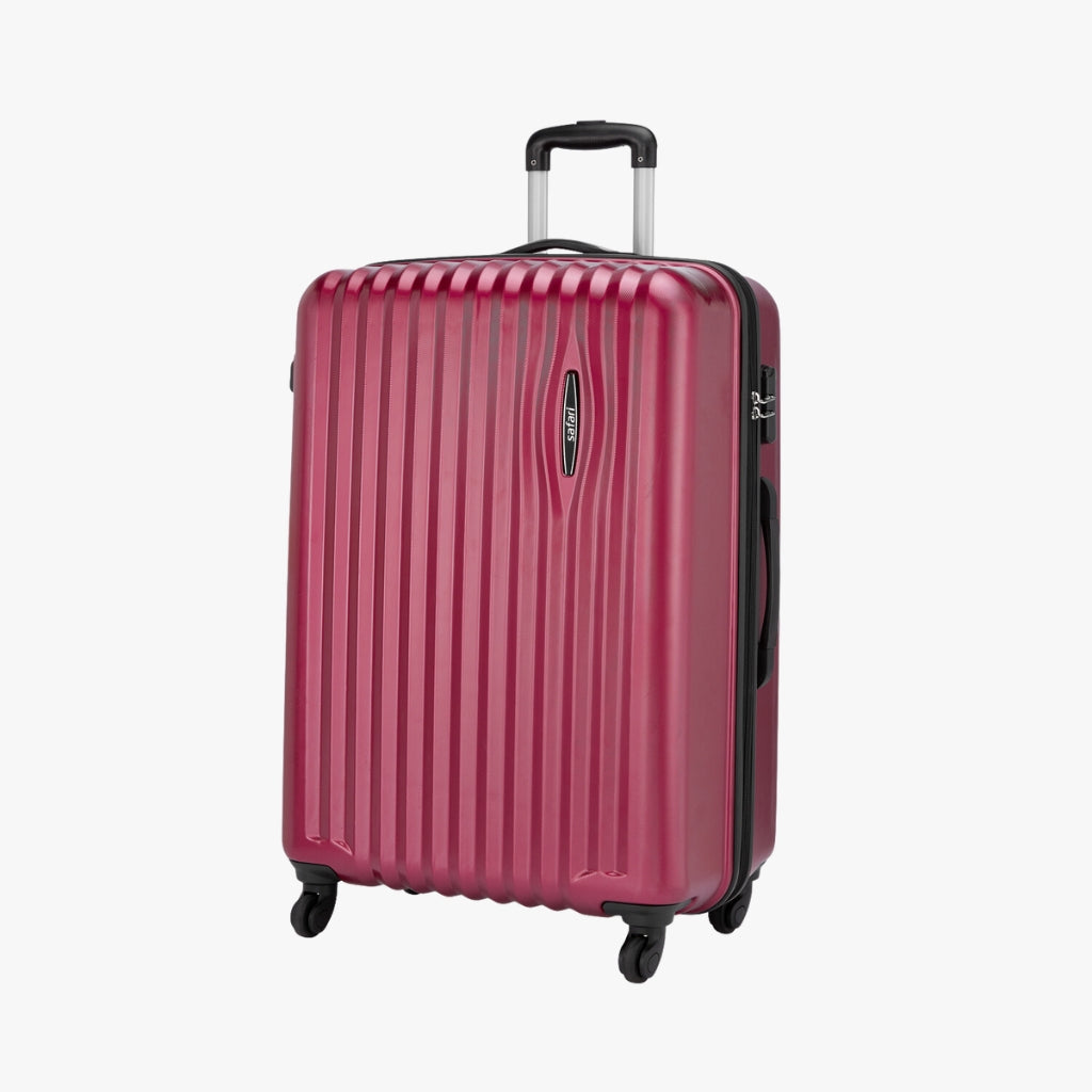 Glimpse Scratch Resistant Hard Luggage Combo Set (Small, Medium and Large) - Wine Red