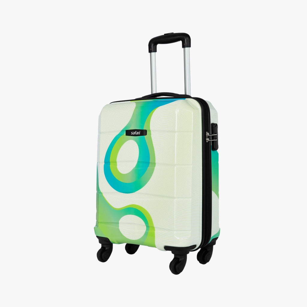 Safari Tiffany Printed Trolley Bag with 360° Wheels