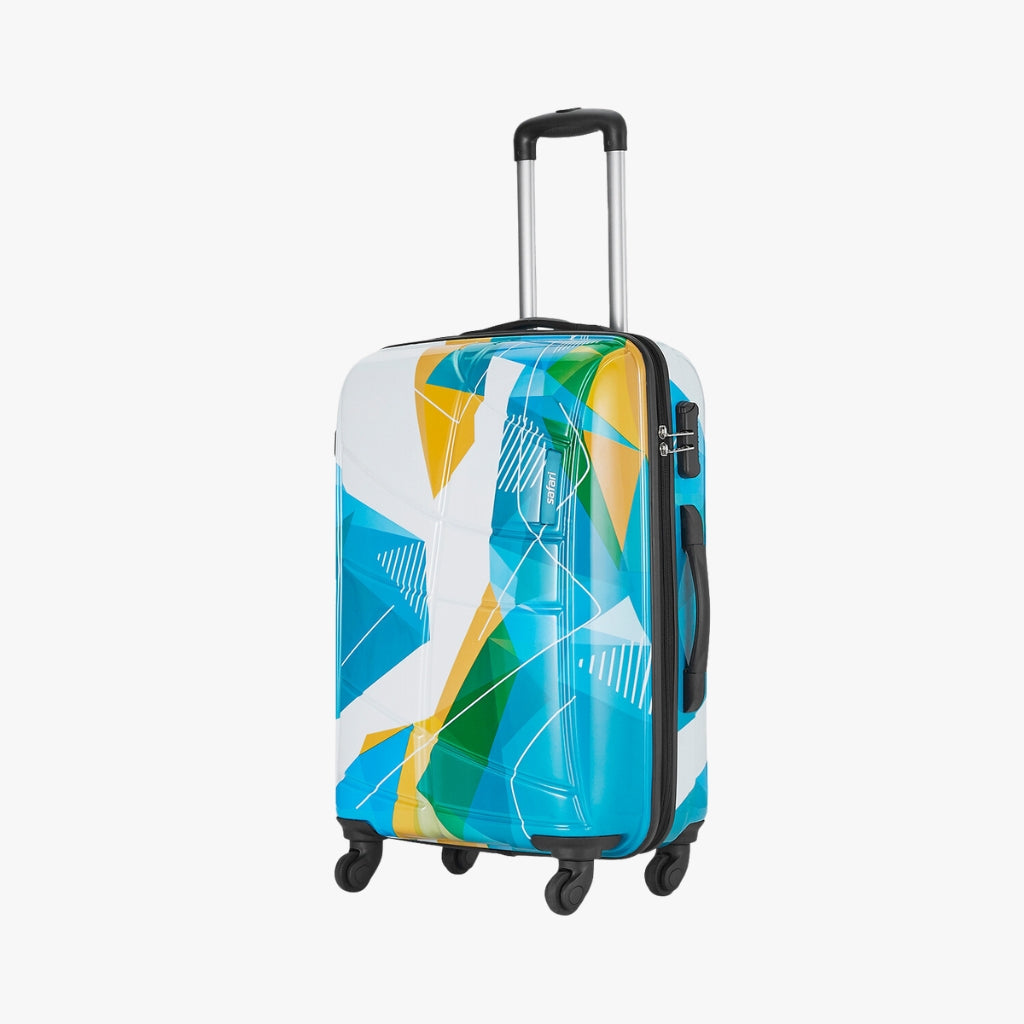 Buy Safari Luma Printed Poly Carbonate Small Hard Trolley Bag 55