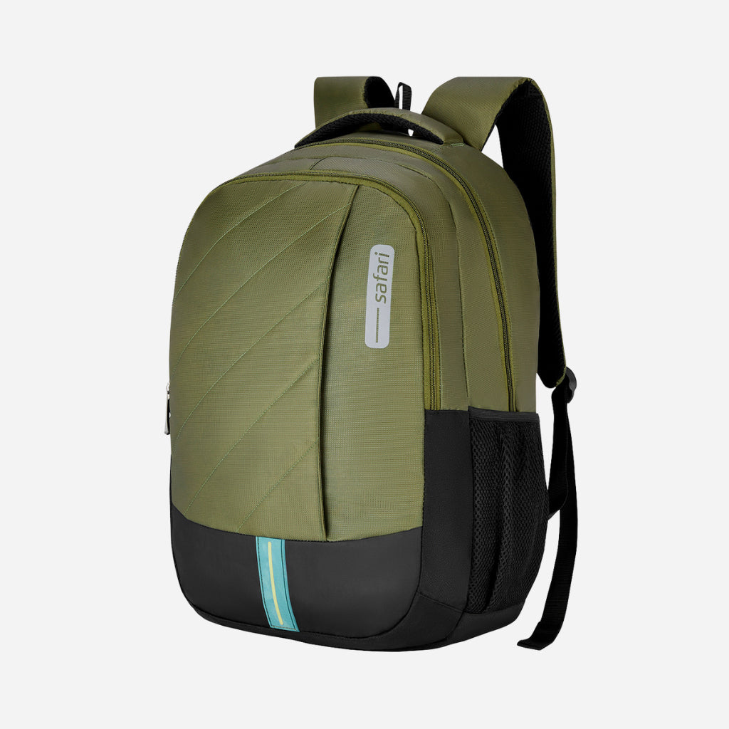 Safari Aron 1 32L Olive Laptop Backpack with Raincover